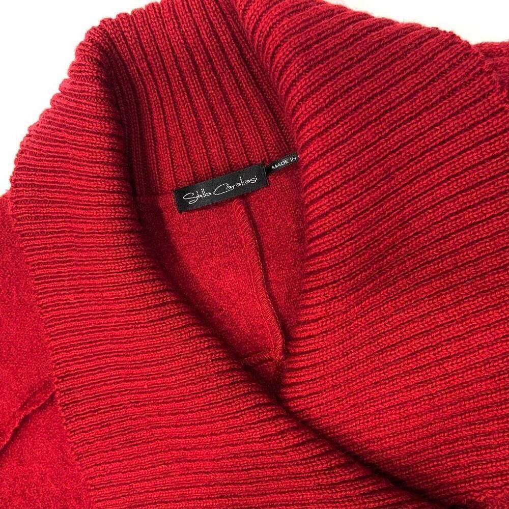 STELLA CARACASI Talk of the Town Boiled Wool
Jacket in Pomodoro - Picture 6 of 11
